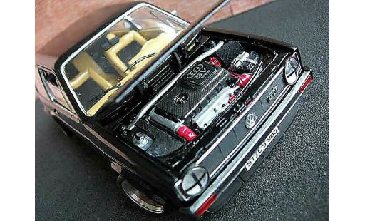 Volkswagen Golf GTI 1/18 Solido 1 swap moteur audi tt zwart modelauto