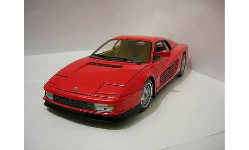 Ferrari Testarossa Coupe 1/18 Hot Wheels Elite rood modelauto