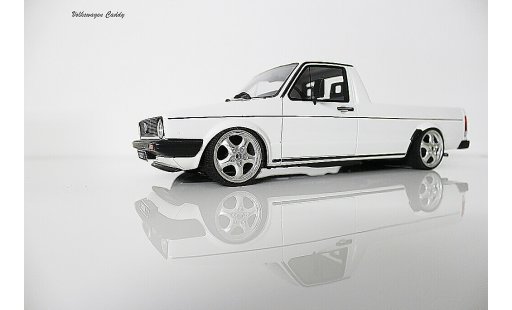 Volkswagen Caddy Base 1/18 Ottomobile wit jantes porsche 17 pouces modelauto