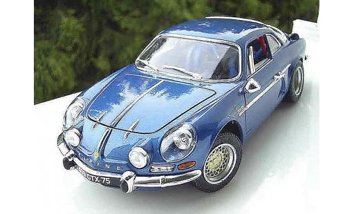 Alpine A110 rallye 1/18 Burago blauw jantes bbs modelauto