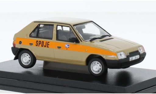 Modelauto Skoda Favorit Livree Officielle 136L Spoje 1988 1/43 Abrex