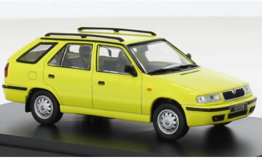 Modelauto Skoda Felicia FL Combi geel 1998 1/43 Abrex