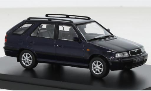 Modelauto Skoda Felicia FL Combi metallic blauw 1998 1/43 Abrex