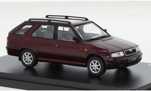 Modelauto Skoda Felicia FL Combi metallic rood 1998 1/43 Abrex