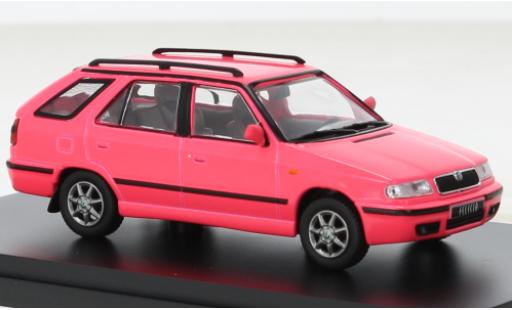 Modelauto Skoda Felicia FL Combi roze 1998 1/43 Abrex