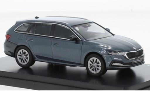Modelauto Skoda Octavia Combi IV metallic grijs 2020 1/43 Abrex
