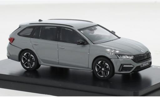 Modelauto Skoda Octavia Combi RS IV grijs 2020 1/43 Abrex