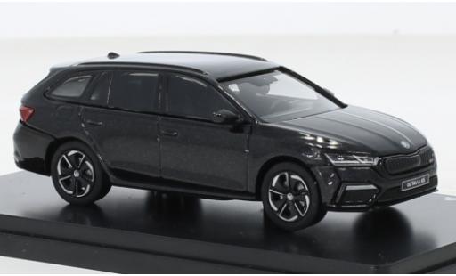 Modelauto Skoda Octavia Combi RS IV metallic zwart 2020 1/43 Abrex