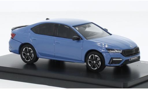 Modelauto Skoda Octavia RS IV blauw 2020 1/43 Abrex