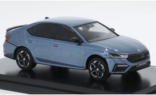 Modelauto Skoda Octavia RS IV mat blauww 2020 1/43 Abrex