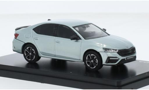 Modelauto Skoda Octavia RS IV metallic blauw 2020 1/43 Abrex