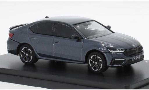 Modelauto Skoda Octavia RS IV metallic grijs 2020 1/43 Abrex