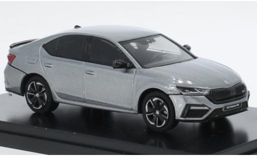 Modelauto Skoda Octavia RS IV metallic grijs 2020 1/43 Abrex