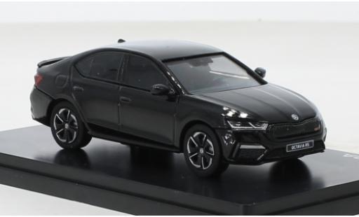 Modelauto Skoda Octavia RS IV metallic zwart 2020 1/43 Abrex