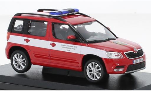 Modelauto Skoda Yeti FL HZS Stredoceskeho Kraje Kolin 2013 1/43 Abrex