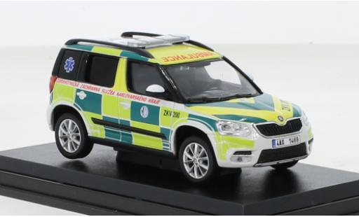Modelauto Skoda Yeti FL ZZS Karlovarskeho Kraje 200 2013 1/43 Abrex