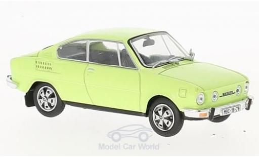 Modelauto Skoda 110 R groen 1/43 Abrex