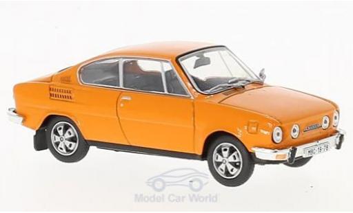 Modelauto Skoda 110 R oranje 1/43 Abrex