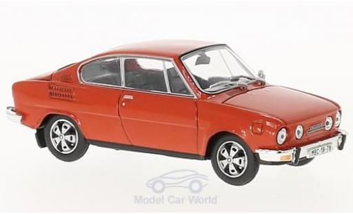 Modelauto Skoda 110 R rood 1980 1/43 Abrex