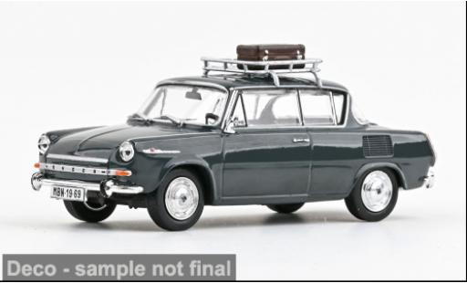 Modelauto Skoda 1100MBX Base 0MBX grijs 1969 1/43 Abrex