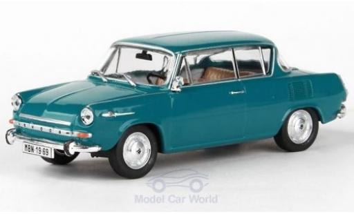 Modelauto Skoda 1100MBX Base 0MBX turquoise 1969 1/43 Abrex