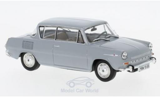 Modelauto Skoda 1100MBX Base 0MBX grijs 1969 1/43 Abrex