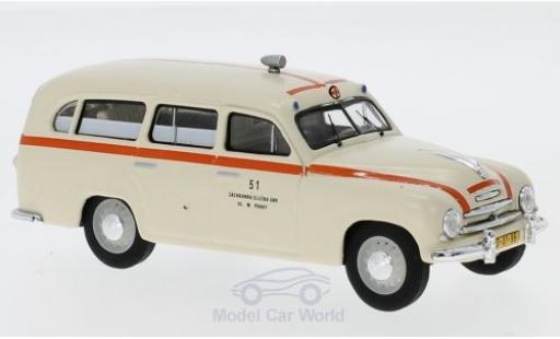 Modelauto Skoda 120 Rettungswagen 1 1956 1/43 Abrex