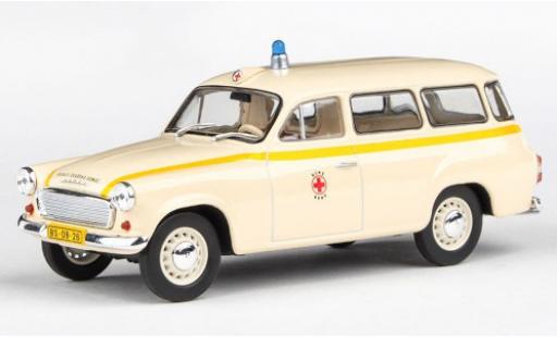Modelauto Skoda 120 Ambulanz 2 Ambulance Sanitka Zachranna Sluzba Praha (CZ) 1964 1/43 Abrex