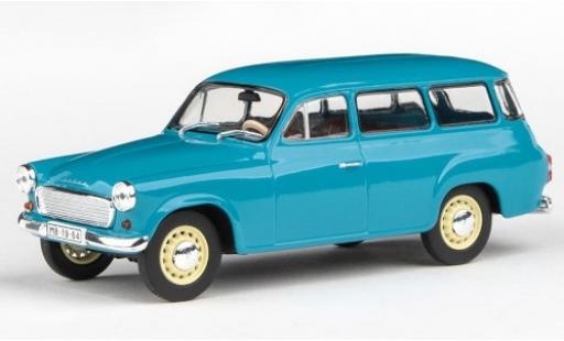 Modelauto Skoda 120 Base 2 blauw 1964 1/43 Abrex