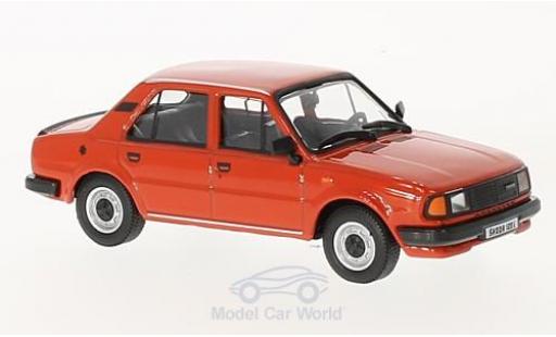 Modelauto Skoda 120 Base L rood 1984 1/43 Abrex