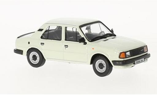 Modelauto Skoda 120 Base L wit 1984 1/43 Abrex