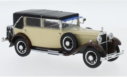 Modelauto Skoda 860 Base beige/bruin 1932 1/43 Abrex