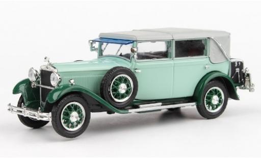 Modelauto Skoda 860 Base turquoise/groen RHD 1932 1/43 Abrex
