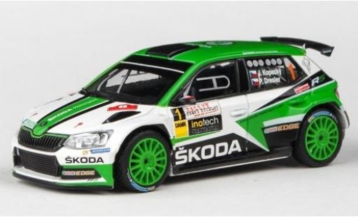 Modelauto Skoda Fabia R5 III No.1 Motorsport Rally Cesky Krumlov 2017 J.Kopecky/P.Dresler 1/43 Abrex