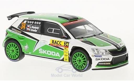 Modelauto Skoda Fabia R5 III No.34 Rally WM Rally Catalunya 2016 J.Kopecky/P.Dresler 1/43 Abrex