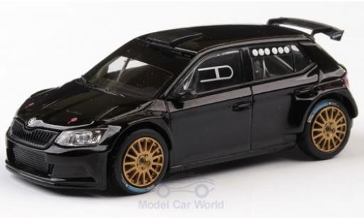 Modelauto Skoda Fabia R5 III zwart 2015 1/43 Abrex