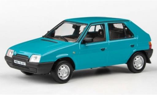 Modelauto Skoda Favorit 136L blauw 1988 1/43 Abrex