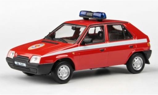 Modelauto Skoda Favorit Livree Officielle 136L Hasici (CZ) 1988 brandweer 1/43 Abrex