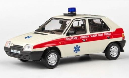 Modelauto Skoda Favorit Livree Officielle 136L OUNZ Praha 1 1988 1/43 Abrex