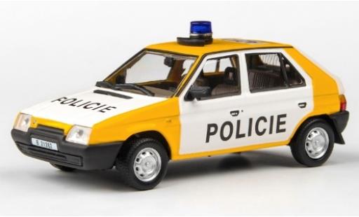 Modelauto Skoda Favorit Livree Officielle 136L Policie (CZ) 1988 Policie (Tschechische Politie) 1/43 Abrex