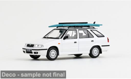 Modelauto Skoda Felicia FL Combi wit 1998 1/43 Abrex