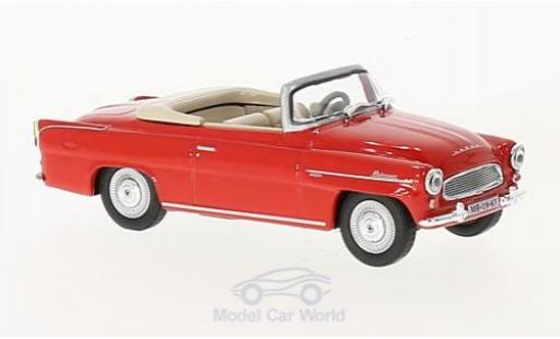 Modelauto Skoda Felicia Roadster rood 1963 1/43 Abrex