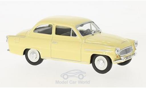 Modelauto Skoda Octavia Base geel 1963 1/43 Abrex