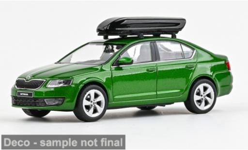 Modelauto Skoda Octavia Base III groen 2012 1/43 Abrex