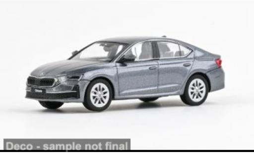 Modelauto Skoda Octavia FL IV grijs 2024 1/43 Abrex