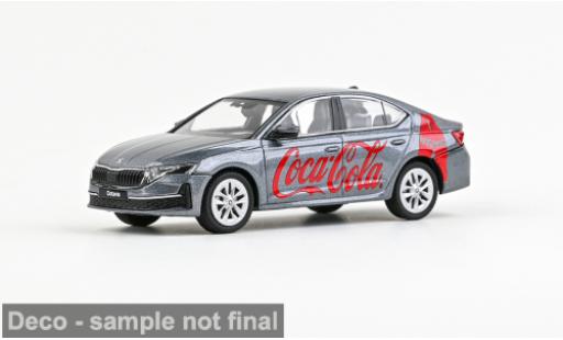 Modelauto Skoda Octavia FL IV grijs 2024 Coca Cola 1/43 Abrex