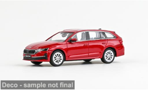 Modelauto Skoda Octavia FL IV rood 2024 1/43 Abrex