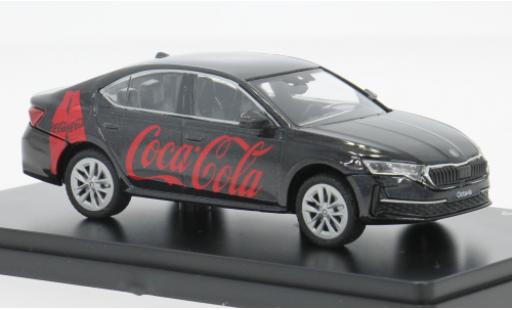 Modelauto Skoda Octavia FL IV zwart 2024 Coca Cola 1/43 Abrex