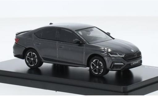 Modelauto Skoda Octavia RS IV metallic grijs 2020 1/43 Abrex