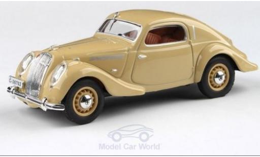 Modelauto Skoda Popular Sport Monte Carlo beige RHD 1937 1/43 Abrex